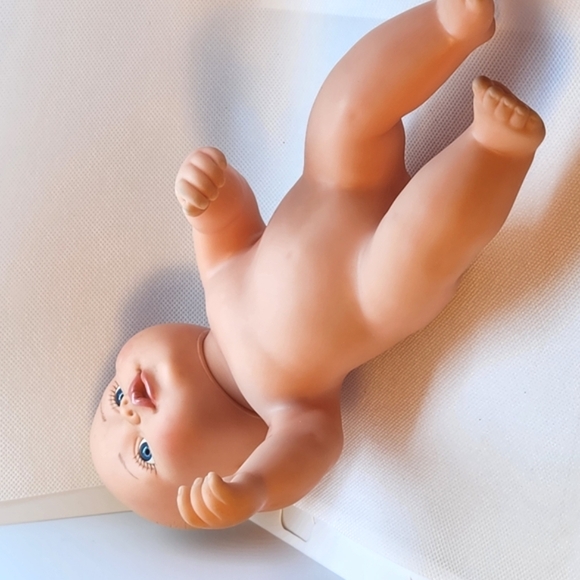 Lauer water  Baby Doll with Chubby Body simple features blue eyes small - Picture 1 of 14